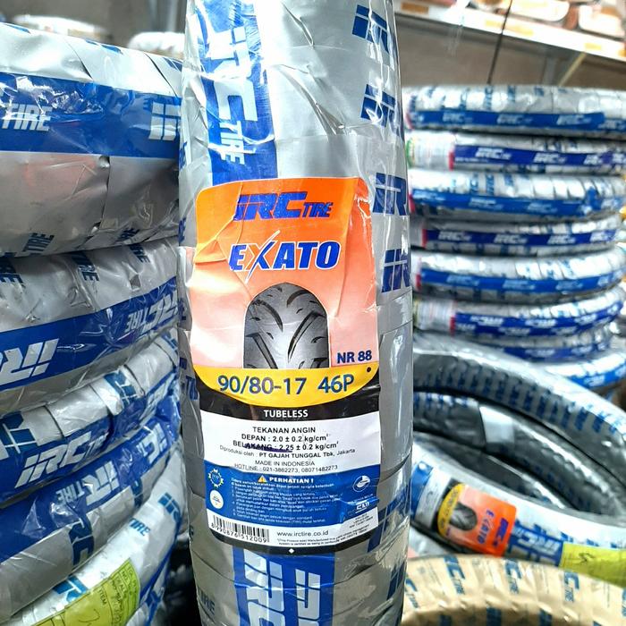 BAN LUAR IRC EXATO 90/80-17 TUBELESS