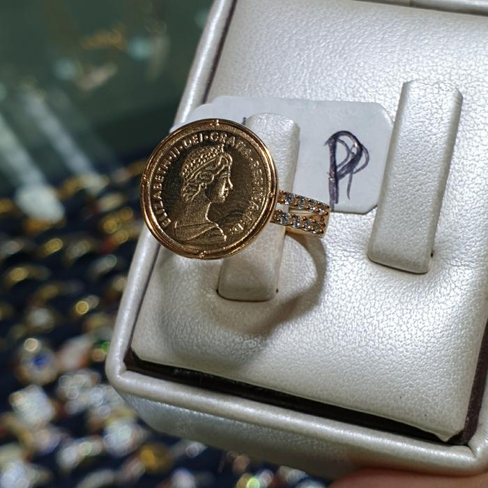 cincin koin emas 700 elisabeth list mpp