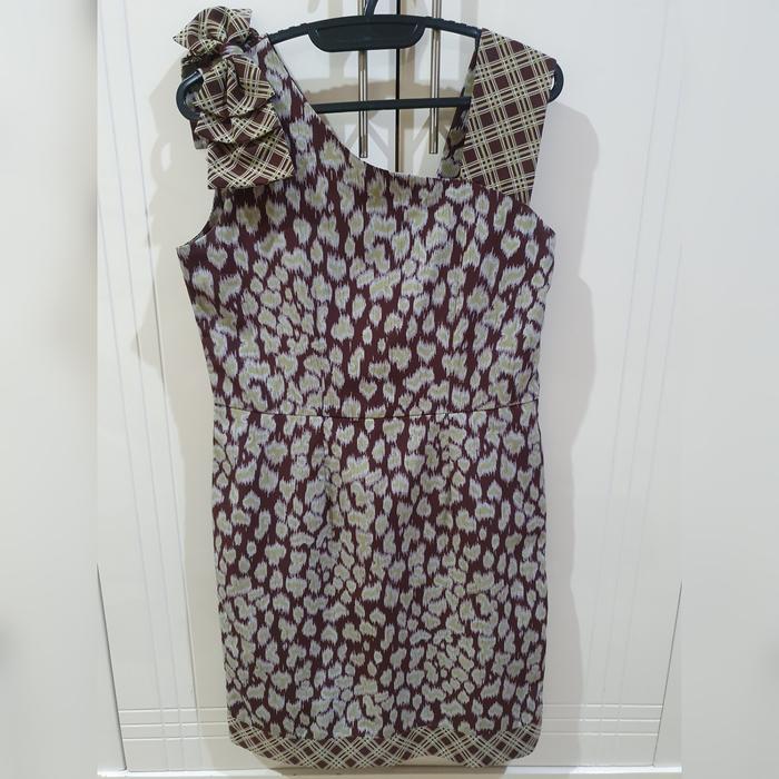 PRELOVED BATIK KERIS DRESS RIBBON/BATIK DRESS/BATIK KERIS