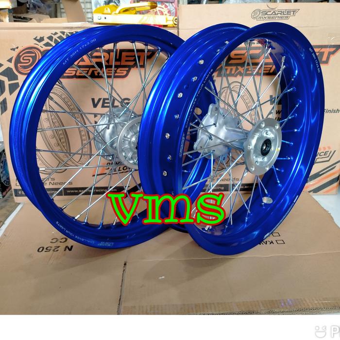 velg supermoto KLX D-Tracker velg scarlet MX series KLX D-Tracker ori