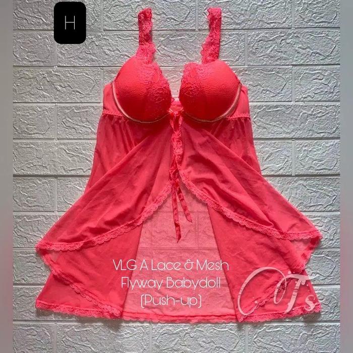 VALEGE SEXY LINGERIE TEMBUS PANDANG (VICTORIAS SECRET LA SENZA RED H&M