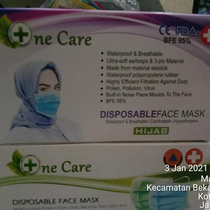 masker 3ply hijab murah