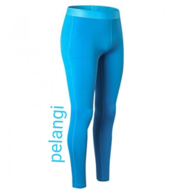celana legging standar - Jersey (licin) biru langit