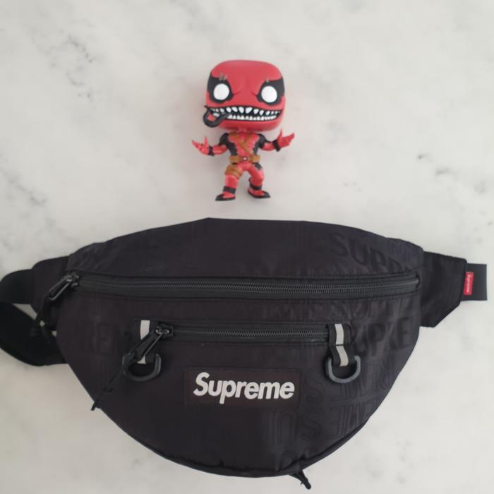 SUPREME WAISTBAG SS 19 BLACK