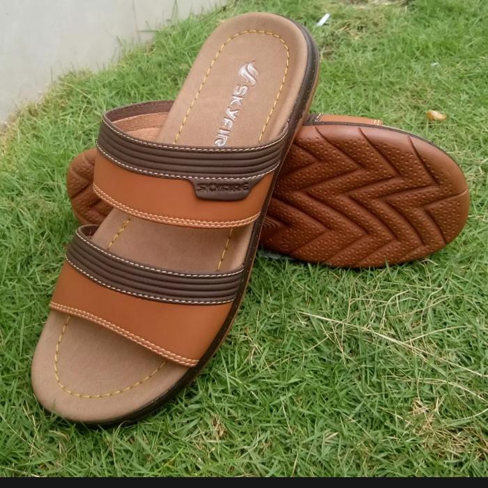Sandal Pria Kulit Asli Skyfire Ready 39-43