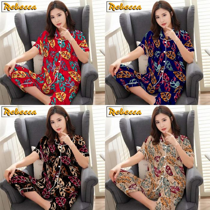 PIYAMA/BAJU TIDUR WANITA DEWASA CP/MOT/DAUN JANDA BOLONG