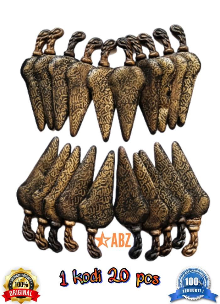 Paket 1 kodi semar kuncung kencana bahan kuningan