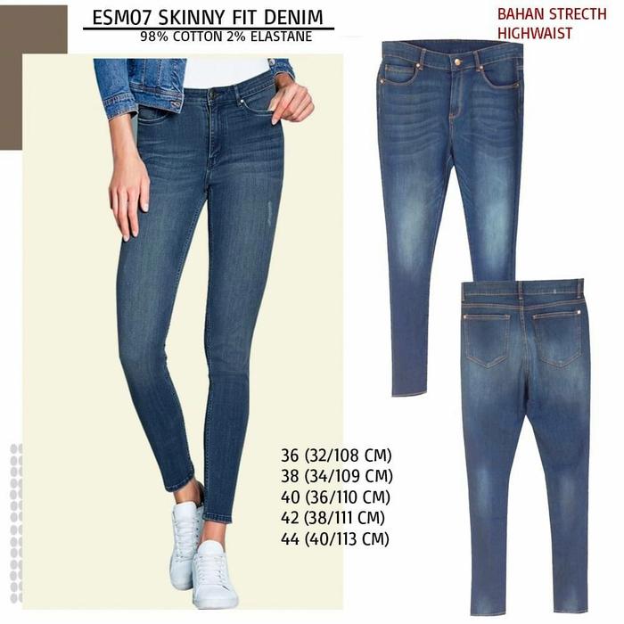 Celana Jeans Esmara Skinny Fit Denim ESM07