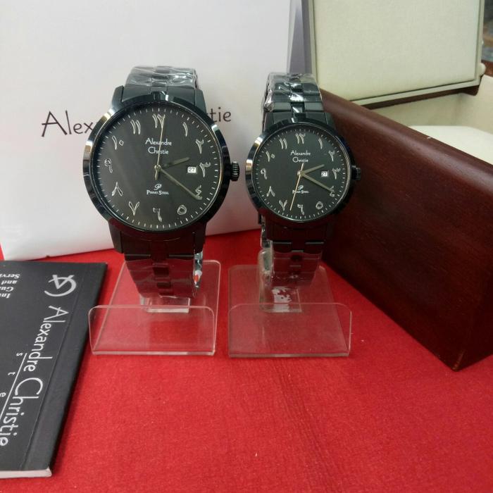 Jam Tangan Analog Couple Alexandre Christie Ac 1024 MD/LD Stainless