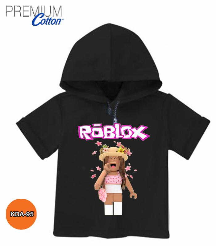 Kaos Roblox Girl GFX Kaos Hoodie Anak Cewe Combed Original #KDA-95