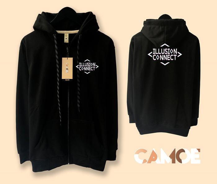 Jaket Hoodie Zipper Game Illusion connect Ilusion