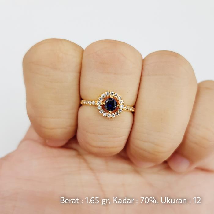 1.65 gr - Cincin Size 12 Emas 70% (16K) - N7