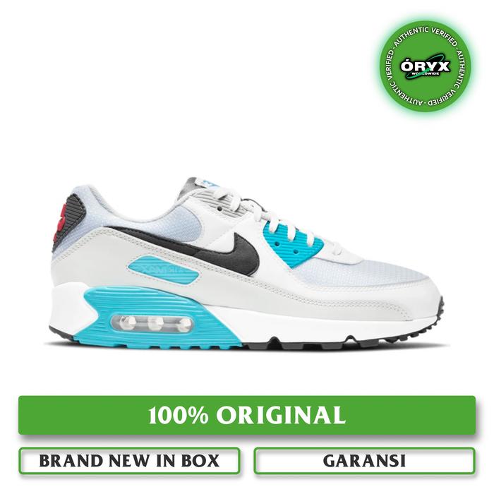 Nike Air Max 90 White / Iron Grey / Chlorine Blue