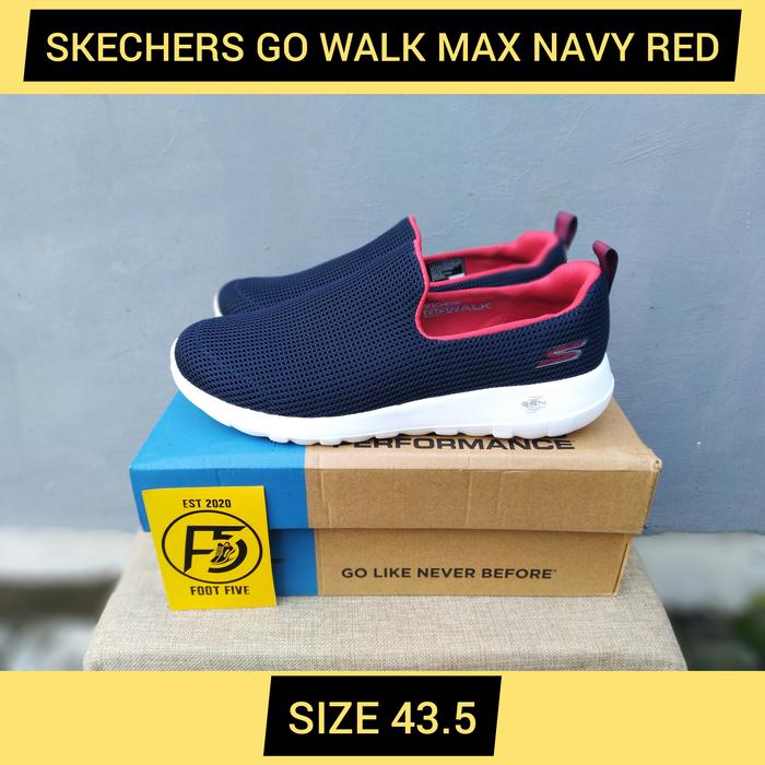 Skechers Go Walk Max Gen 5 Navy Red Original BNIB