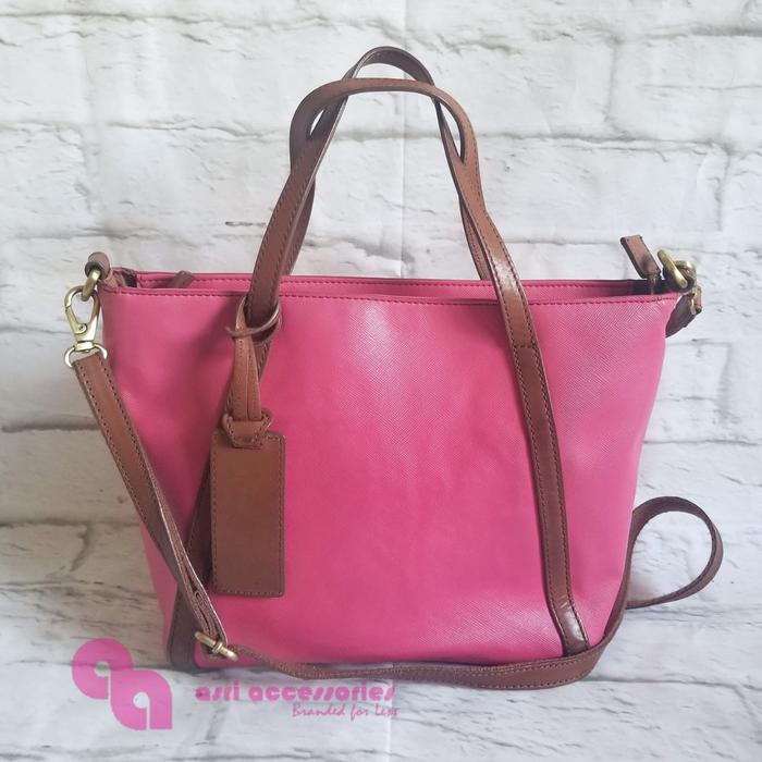 #SALE Preloved Fossil PVC Tote Crossbody Bag Tas Selempang Sling Bag