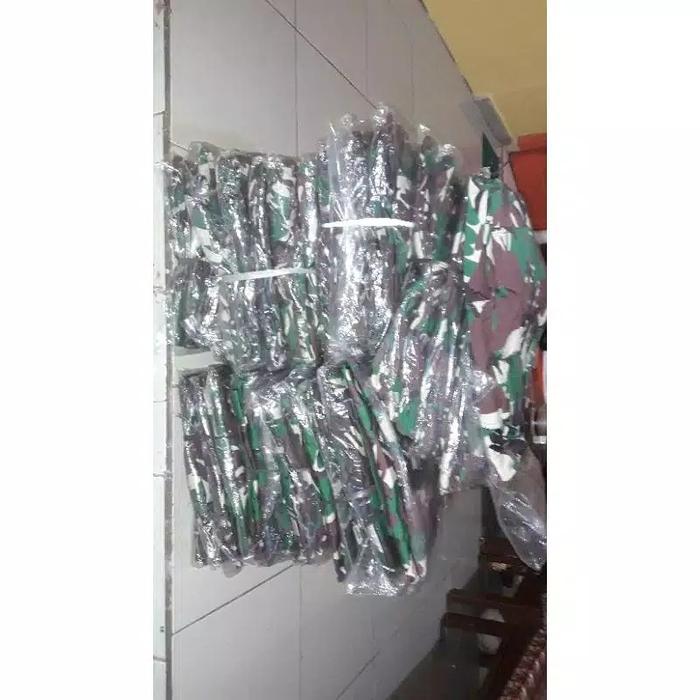 Baju PDL Loreng Produksi Bahan Sritex