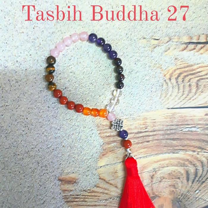 Tasbih buddha 27 - 7 Cakra 6mm