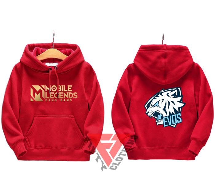 Jaket Sweater Hoodie Anak ML Mobile Legend EVOS - FIFTY CLOTHING