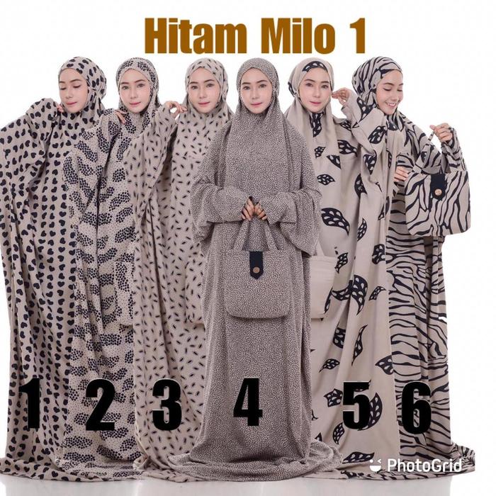 mukena terusan Hadramaut milo