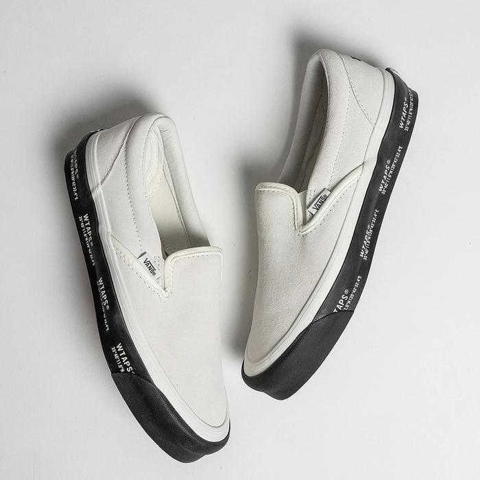 Vans Vault OG Slip On LX x WTAPS White Black