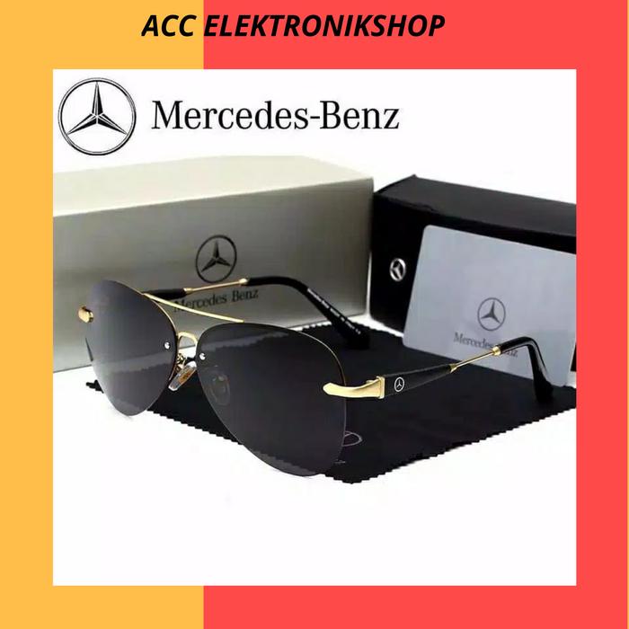 Kacamata Mercedes Benz Sunglasses Lens Polarized Mirror MB 743