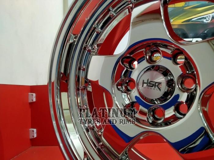 Jual Velg R16 Racing Chrome HSR Brisket Ring 16 Lubang 4 Baru