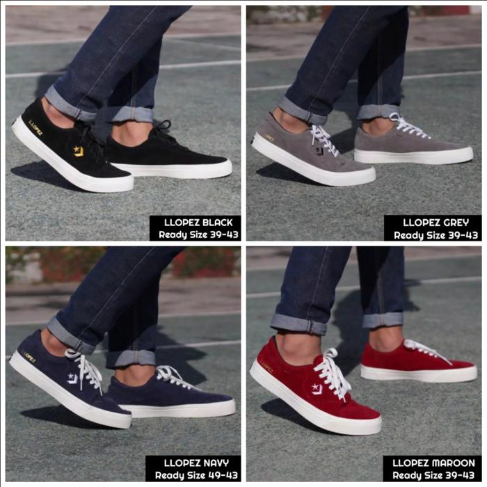 SEPATU PRIA L.LOPEZ C*NVERSE CASUAL SNEAKERS LOPEZ