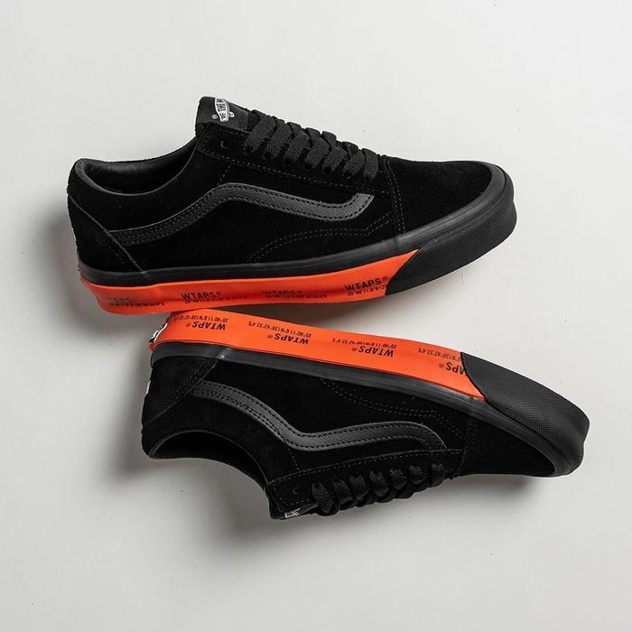 Vans Vault OG Old Skool LX x WTAPS Black Orange