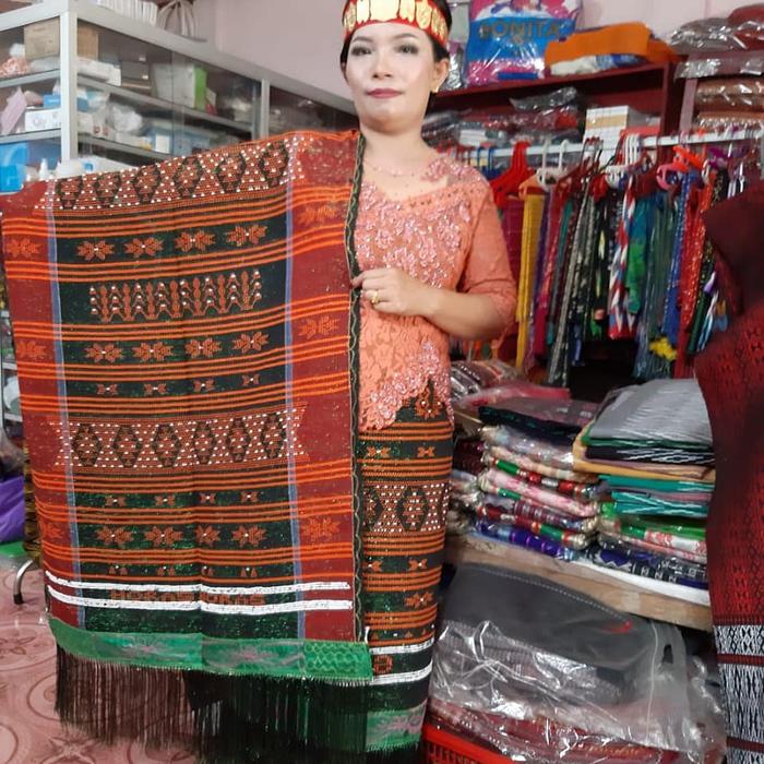 ULOS SADUM ANGKOLA ULOS BATAK SIMATA CANTIK KOSTUM TORTOR ADAT BATAK Bukan Songket Bukan Sarung Sele