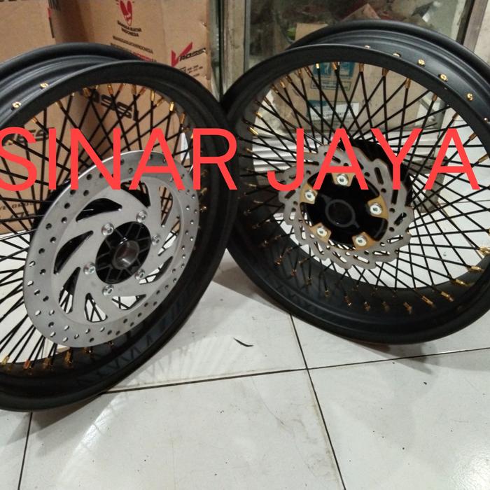 velg jari custom double disc basis Scorpio Vixion Byson benelli dll