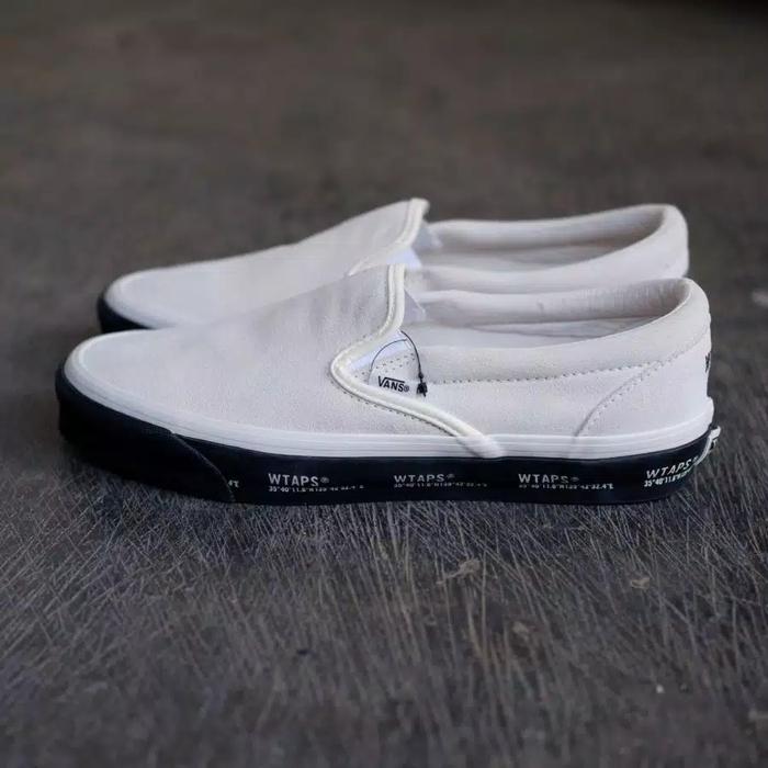 WTAPS x Vans Vault OG Slip On LX White