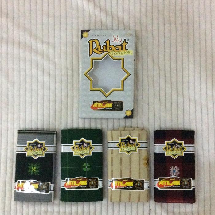 Sarung Tenun Rubat Songket (Grosir) Kain Pria Dewasa Muslim