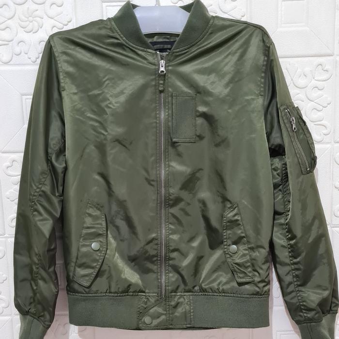 jual jacket bomber bossini original, size S
