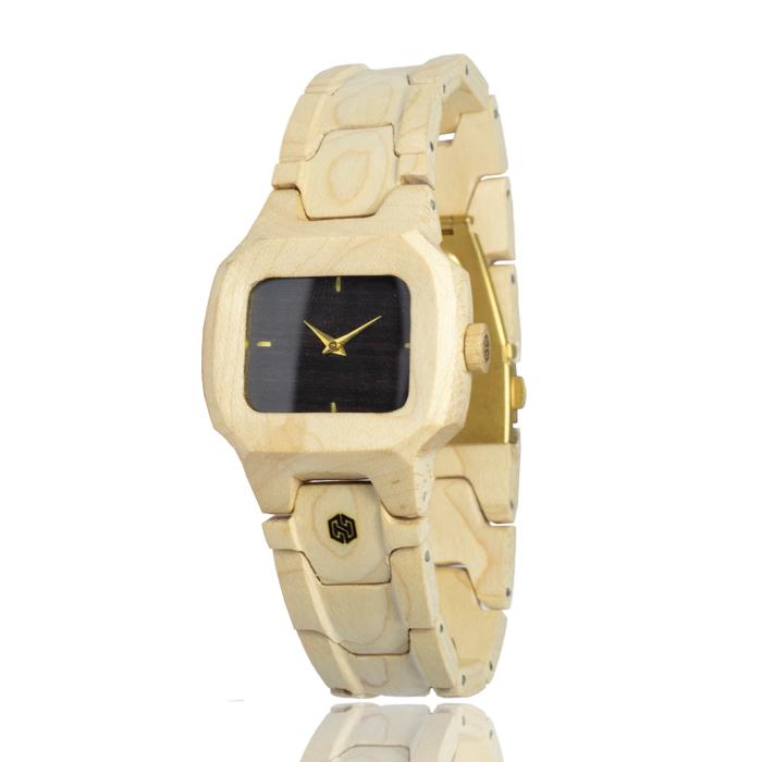 halba kaolin series jam tangan kayu unisex