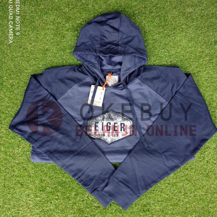 Jaket Sweater Eiger J444 Blue LS Blau Jacket