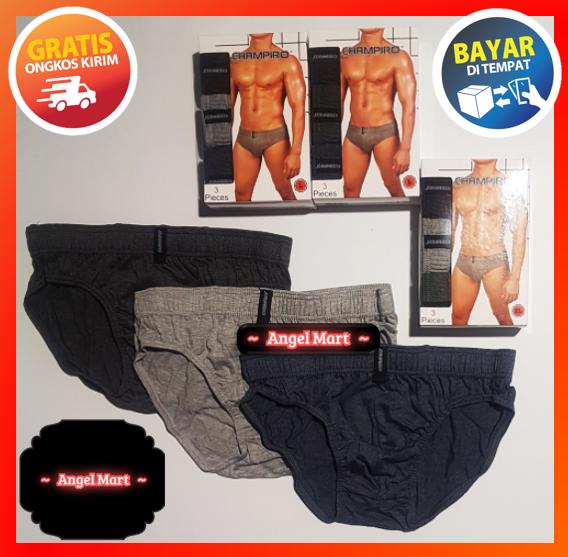 [3 Pcs] Celana Dalam Champiro / Celana Dalam Pria Champiro 0312
