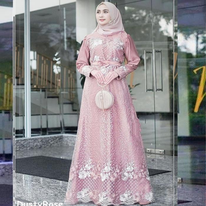 ASMARA GOWN GAMIS BRUKAT PESTA JUMBO LD120