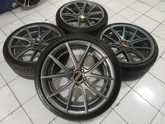 jual tuker tambah velg BBS ring 20x9 5x112+ban PHI 225/245 30/35 r20