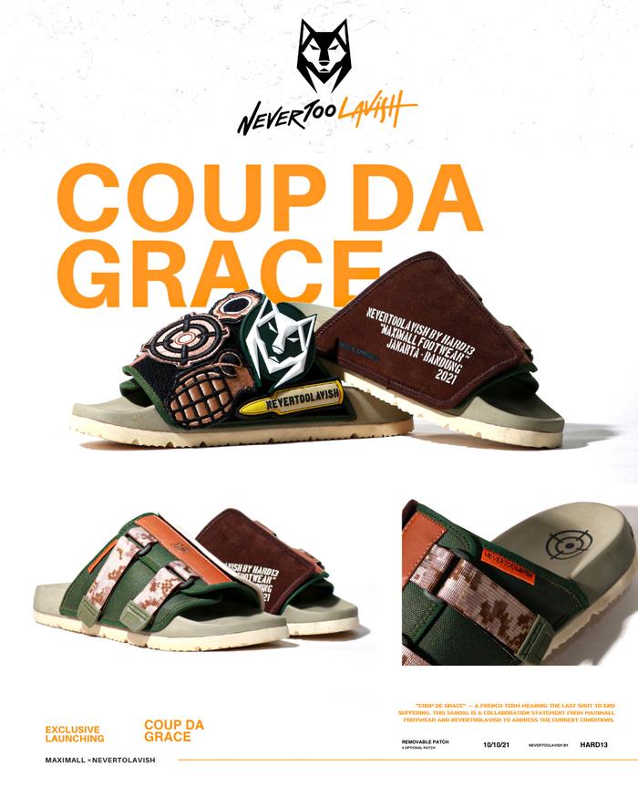 Sandal Slide Maximall X NeverTooLavish "Coup de Grace" Series