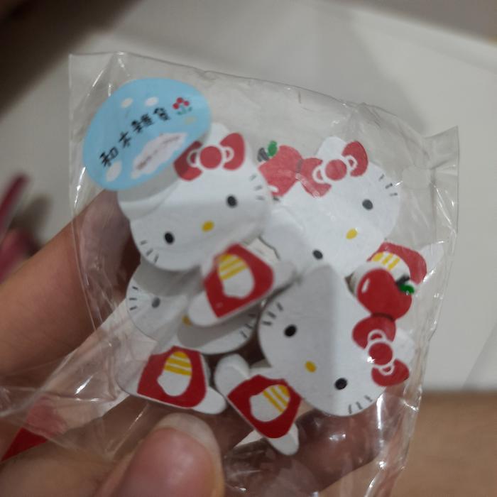 bros hello kitty isi 4 peniti hello kitty