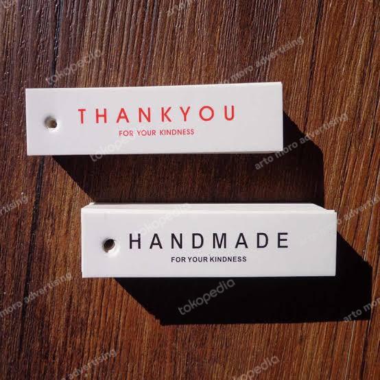 Hangtag, Label Baju, Label Hijab, Kemeja, Kaos, Celana, Handmade