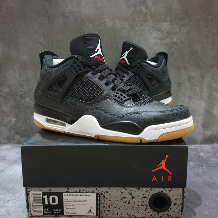 Air jordan 4 laser black gum