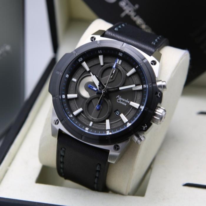 ALEXANDRE CHRISTIE AC 6587 SILVER BLACK AC6587 PRIA ORIGINAL