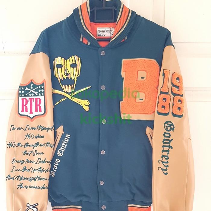 VARSITY CHAMP JACKET RAWTYPE RIOT X BRAVO EDITION / RTR X BRYANTBRIAN