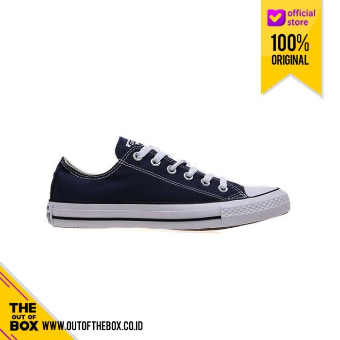 Sepatu Sneakers Casual Unisex Converse Chuck Taylor Allstar Ox Navy M9697C
