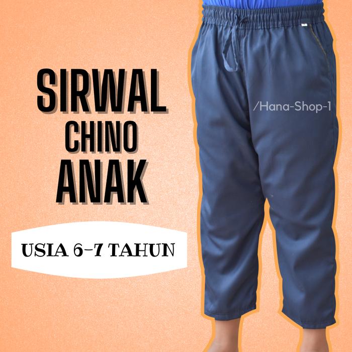 Celana sirwal anak laki 5-7 Tahun chino pangsi
