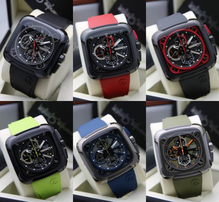 JAM TANGAN PRIA ALEXANDRE CHRISTIE AC 6577 AC6577 RUBBER ORIGINAL