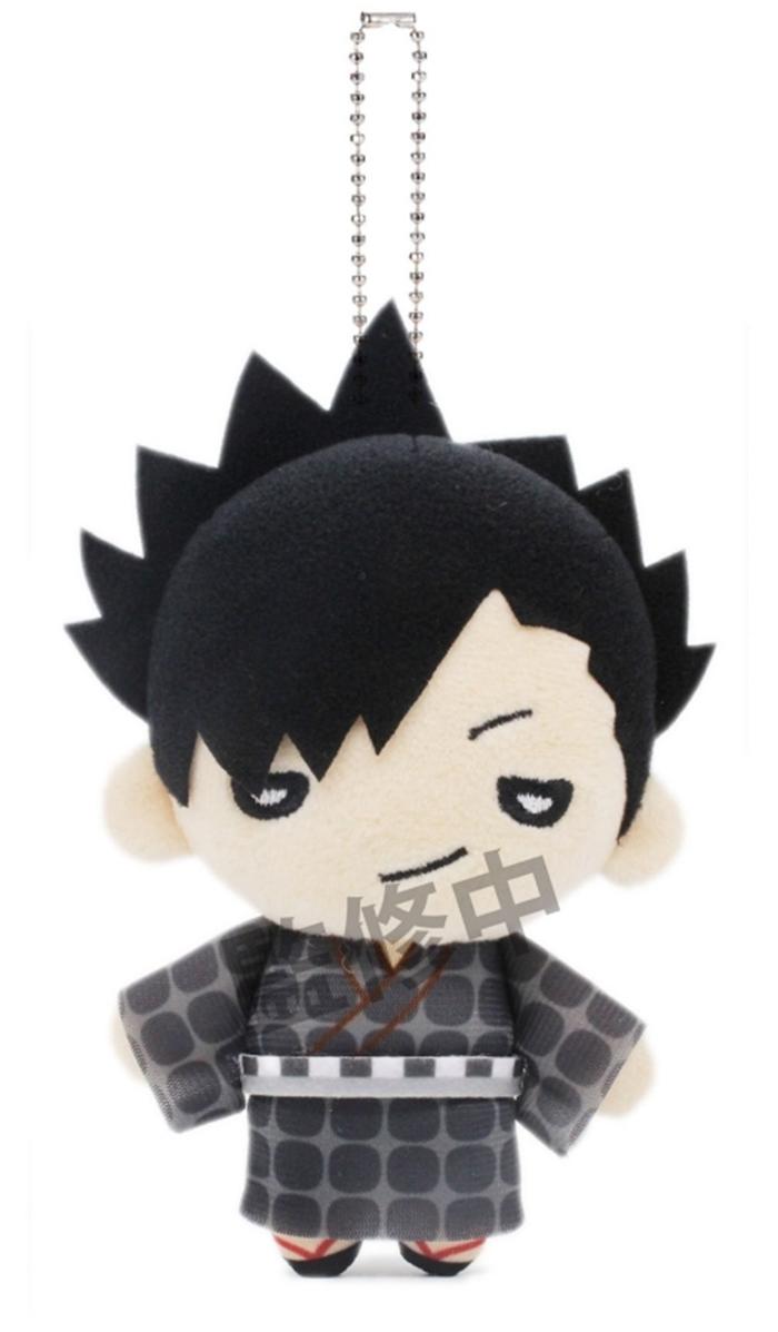 Nitotan Haikyuu Plush Mascot Onsen Yukata Limited Nekoma Kuroo Tetsuro
