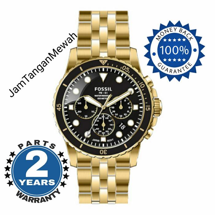 Jam Tangan Fossil Pria Original Garansi Resmi FS5836 FB-01 Chrono