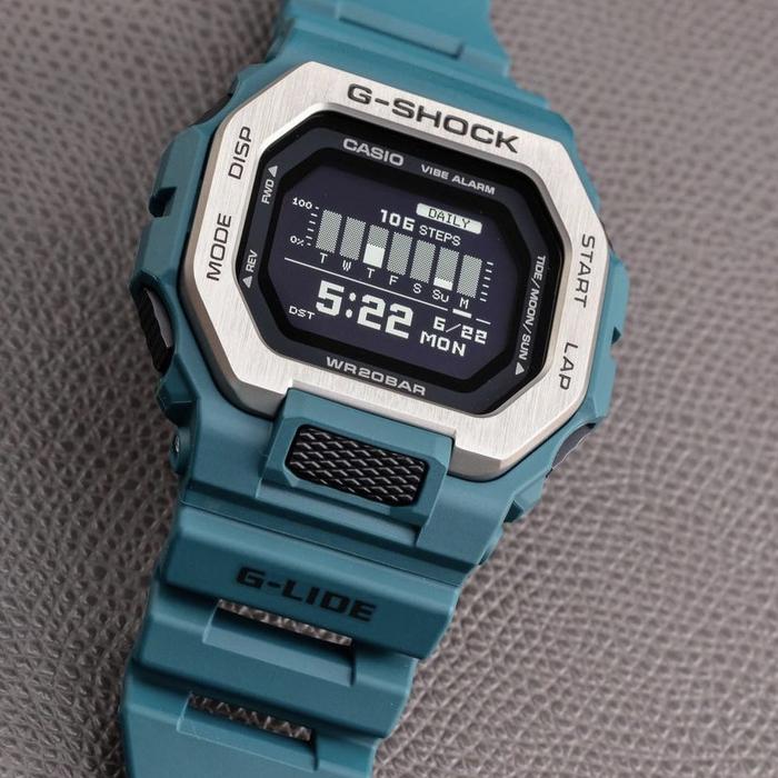 Jam Tangan G-SHOCK GBX-100-2DRMan Rubber Digital Tosca Resin Brand Original